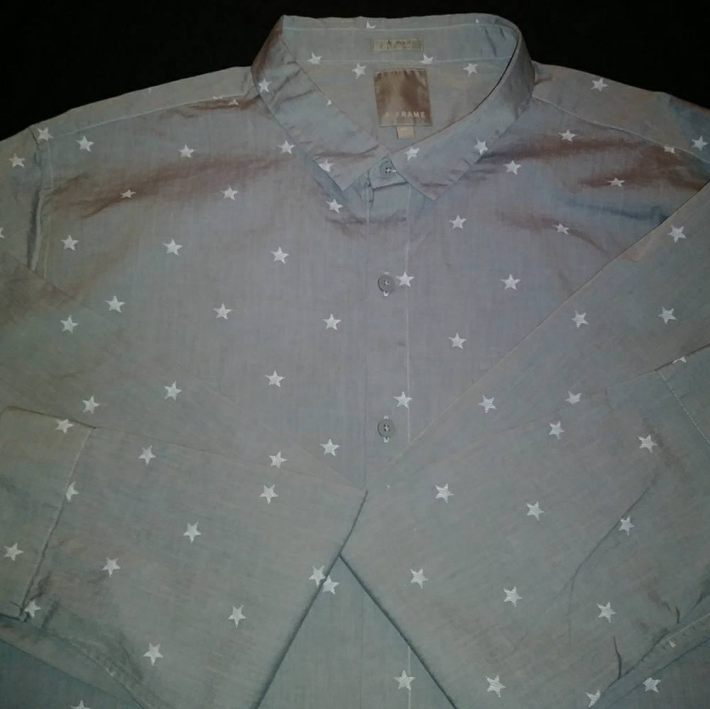 A FRAME Button Down Star Shirt